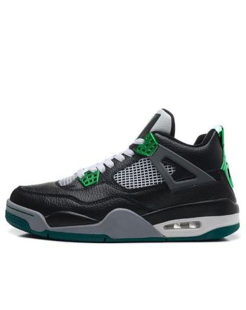 Air Jordan 4 Retro Oregon Ducks ??Black Green?? FA12-MNJDLS-267-3563